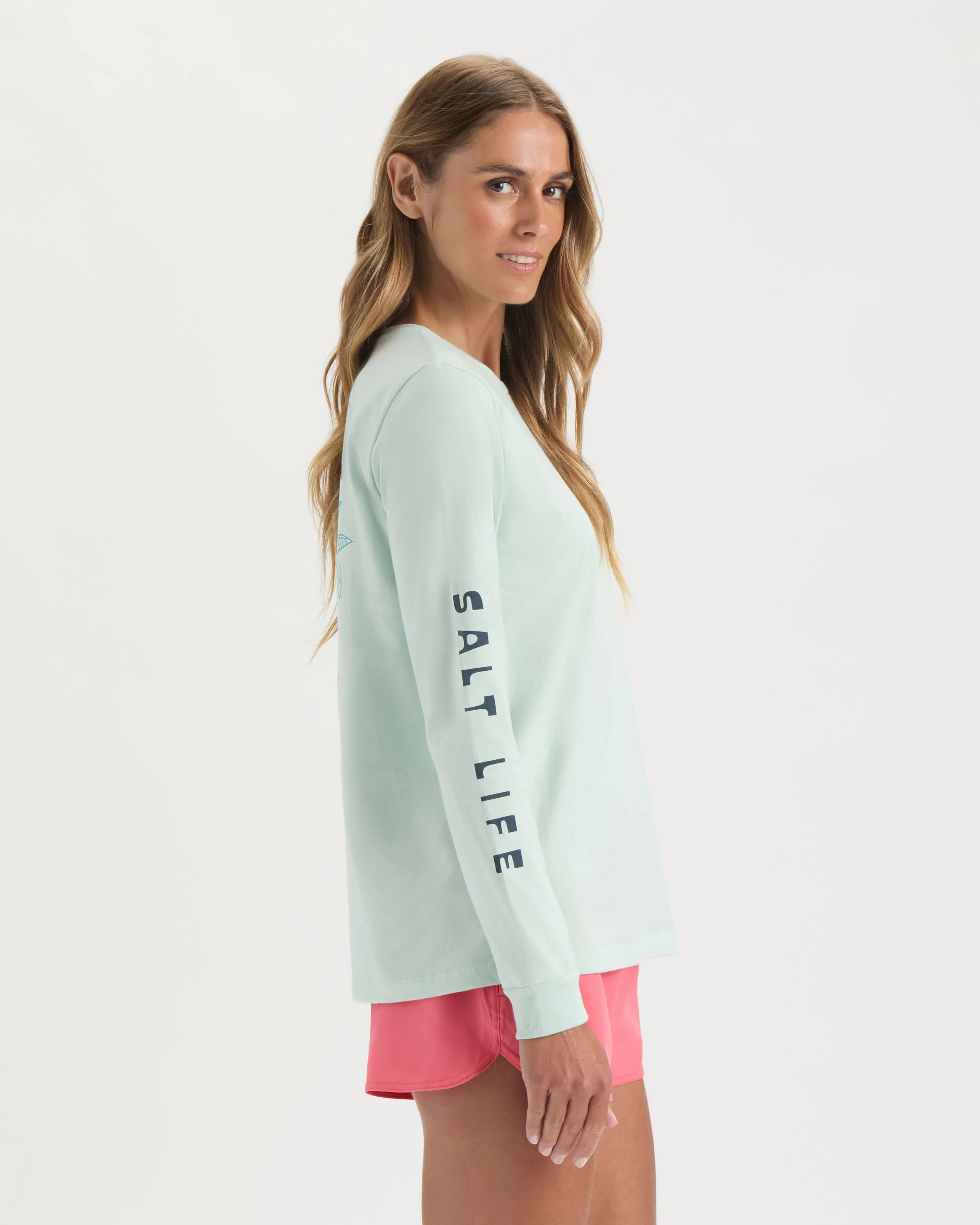 Women’s Toucan Palms Long Sleeve Shirt - Image 3